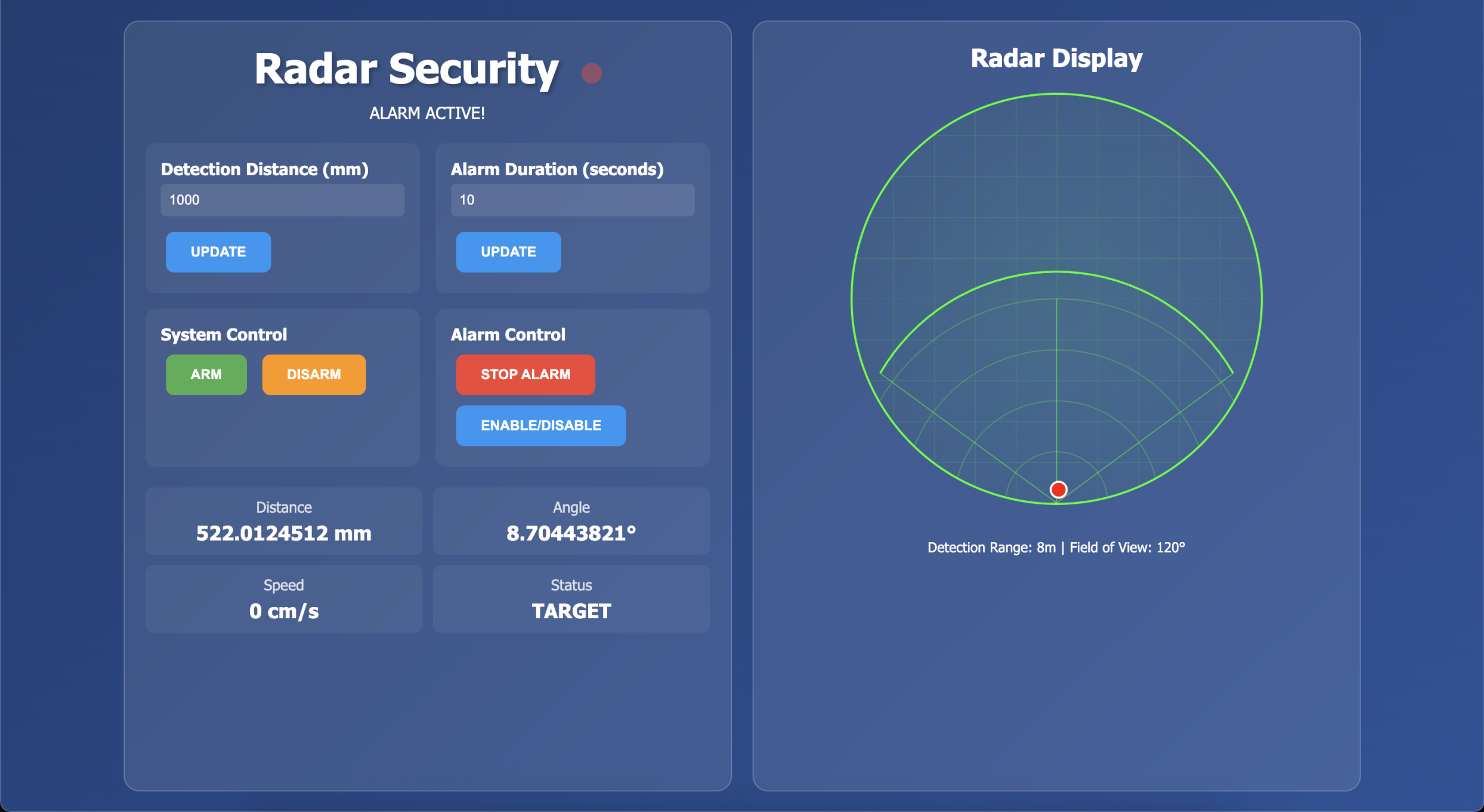 WCESI user interface
